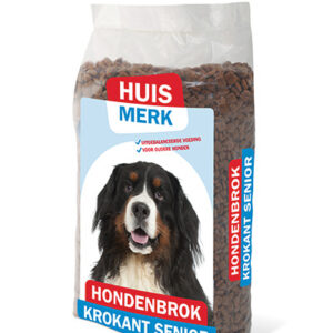 Huismerk Hondenbrok Krokant Senior 10 kg