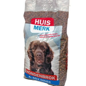 Huismerk Hondenbrok 4-Mix Diner 10 kg