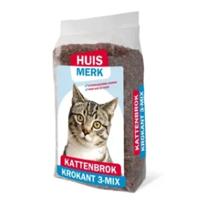 46.webp Huismerk Kattenbrok Krokan 3-Mix 10 kg