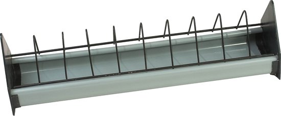 Voerbak duiven zwart 125 cm antibacterieel